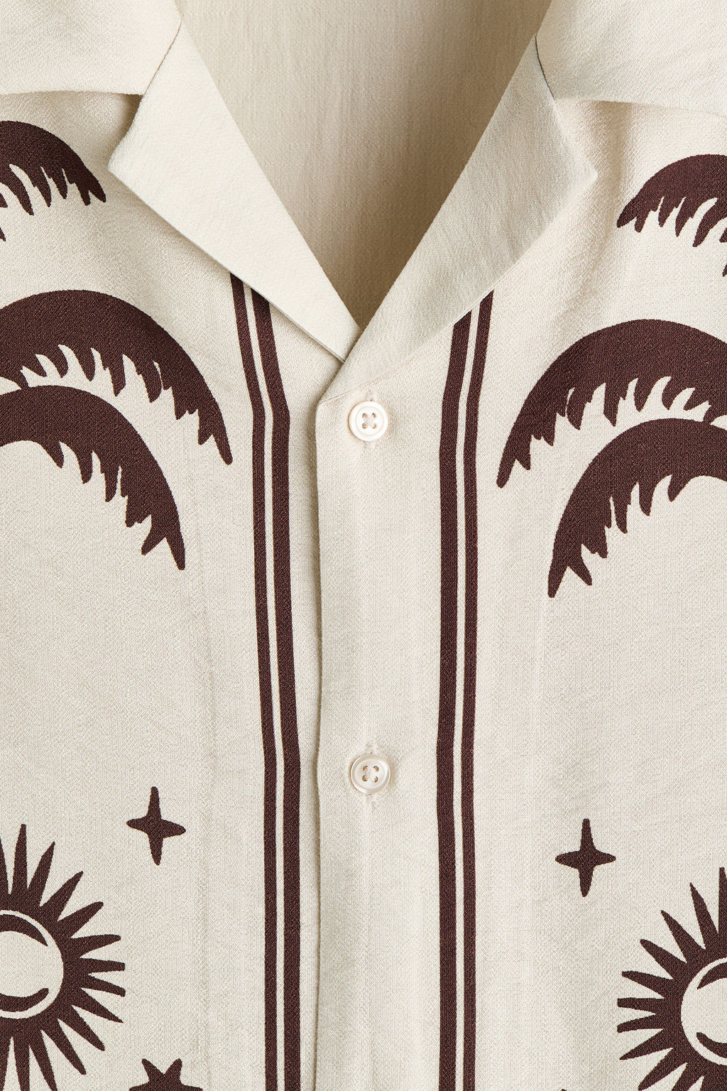 Camisa resort estampada Relaxed Fit - H&m фото 5