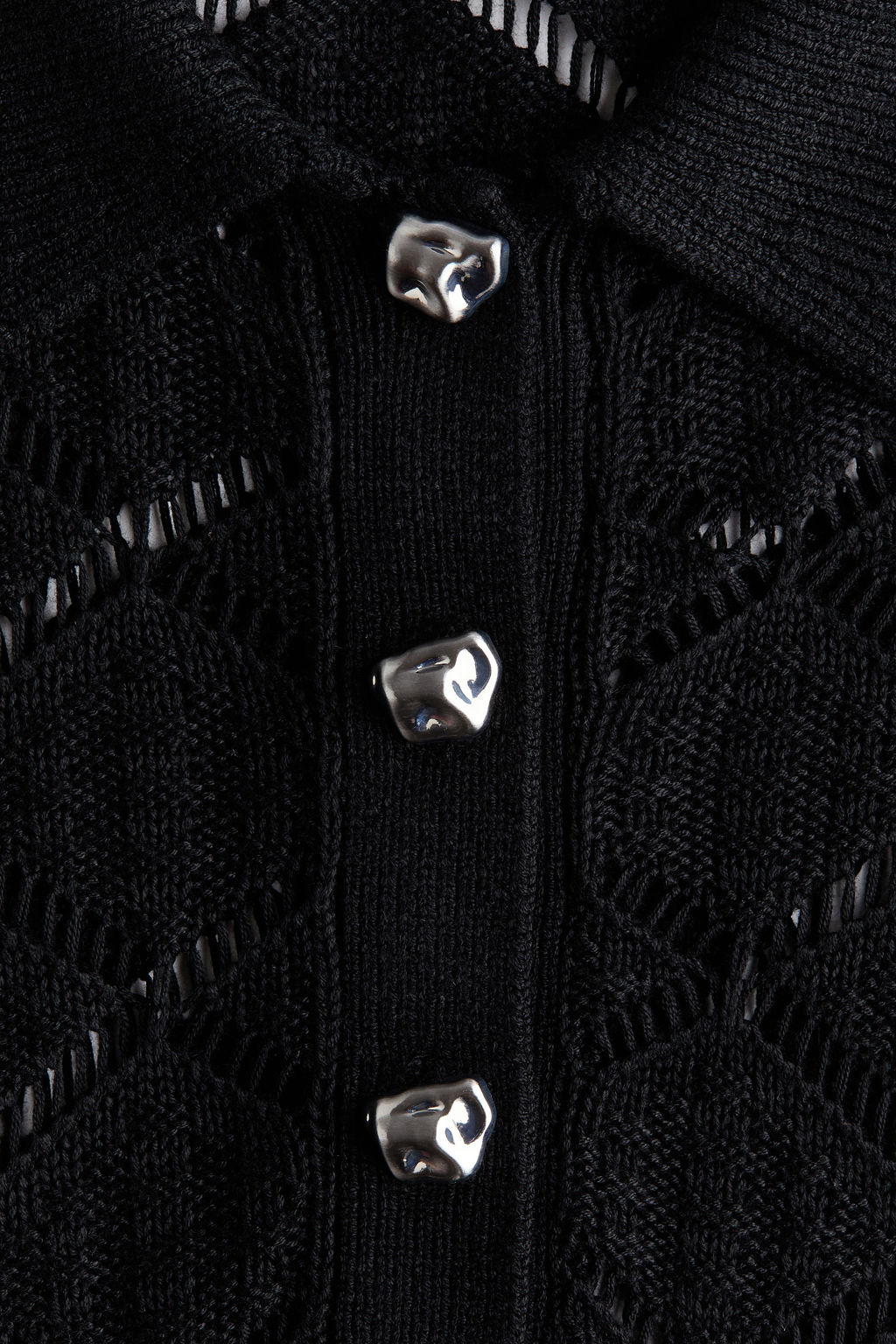Polo efecto crochet - H&m фото 3
