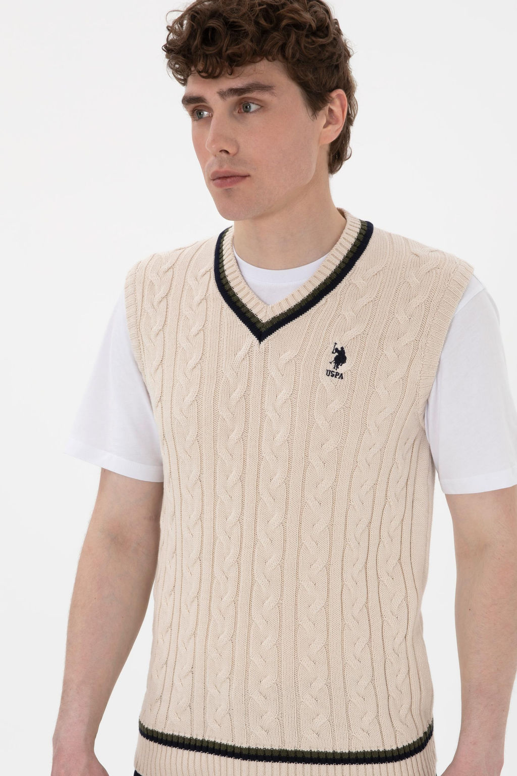 Erkek Krem S_veter - U.s. polo assn фото 3