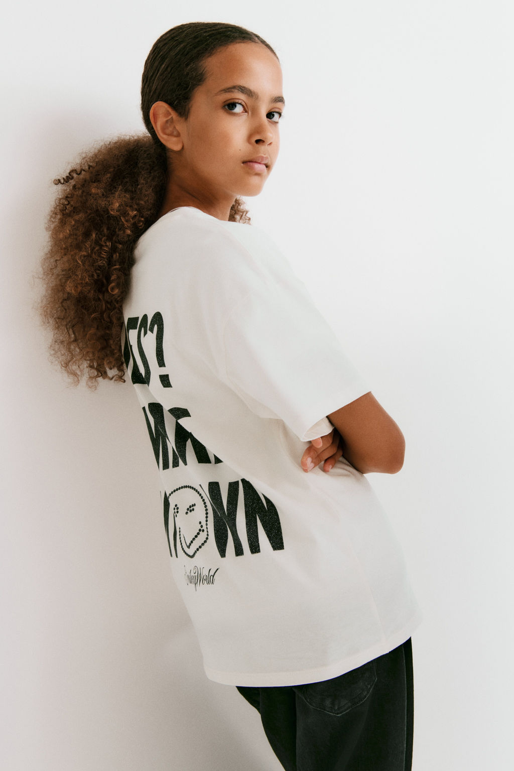 Camiseta estampada de algod?n - H&m фото 8