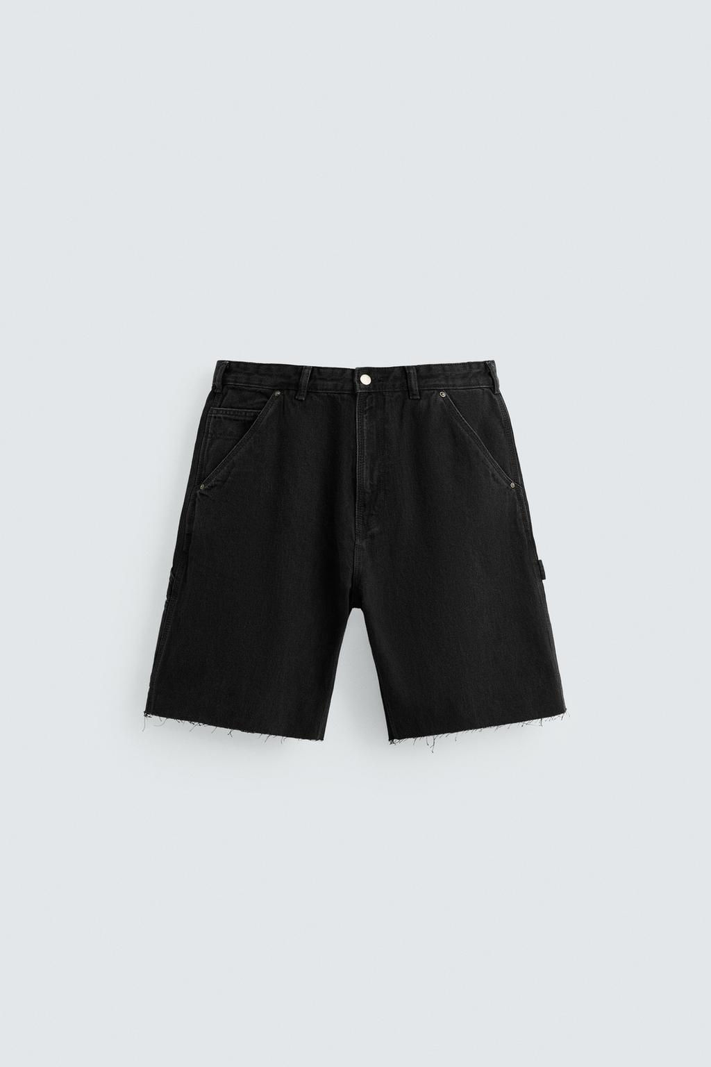 CARPENTER POCKET DENIM BERMUDA SHORTS - Zara фото 15