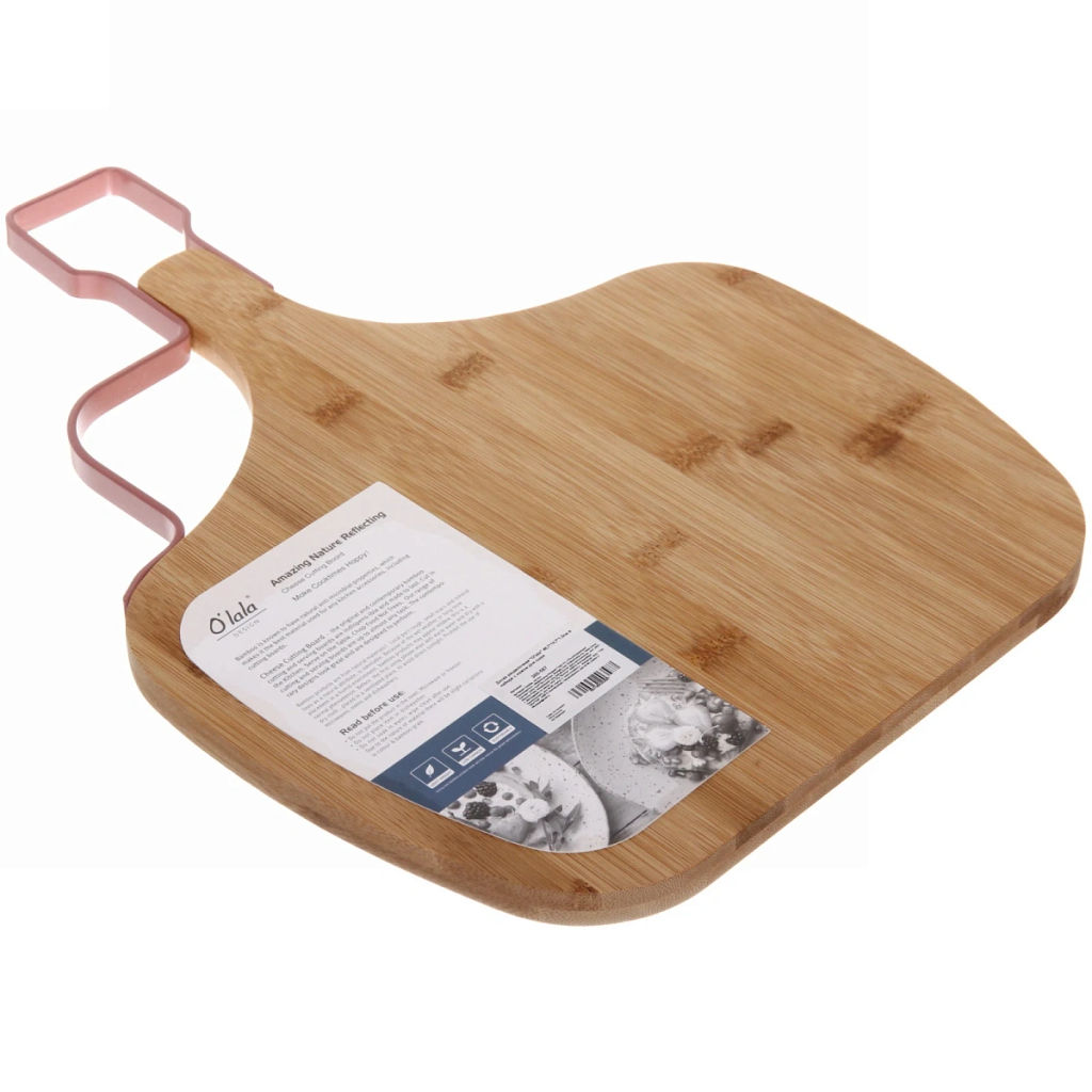 Доска разделочная "Olala" 39*28.5*1,5см в наборе с ножом для сыра