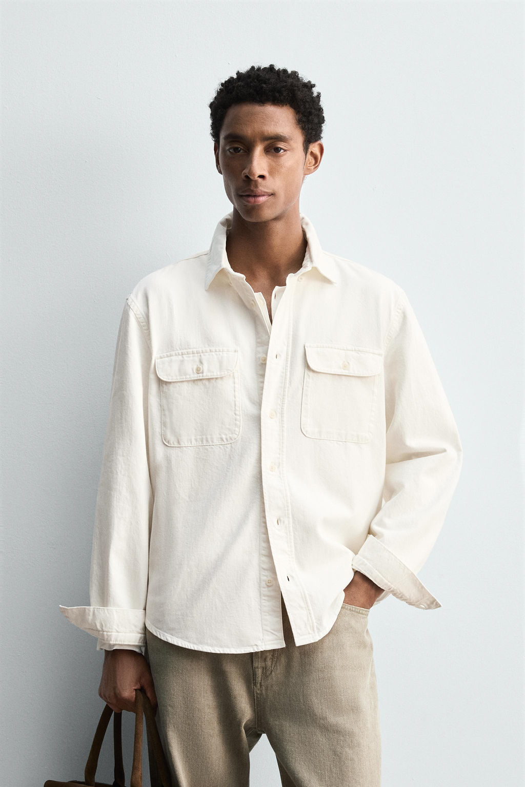 DENIM OVERSHIRT - Zara фото 2