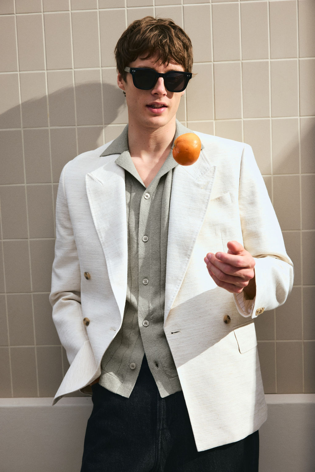 Camisa resort en mezcla de lino Regular Fit - H&m фото 10