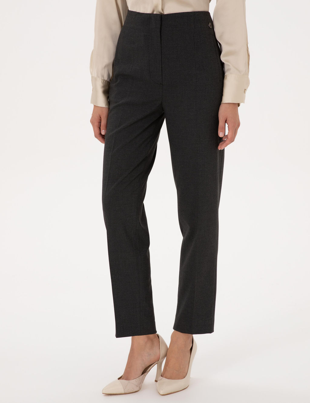 Antrasit Carrot Fit Kuma_ Pantolon - Pierre cardin фото 2