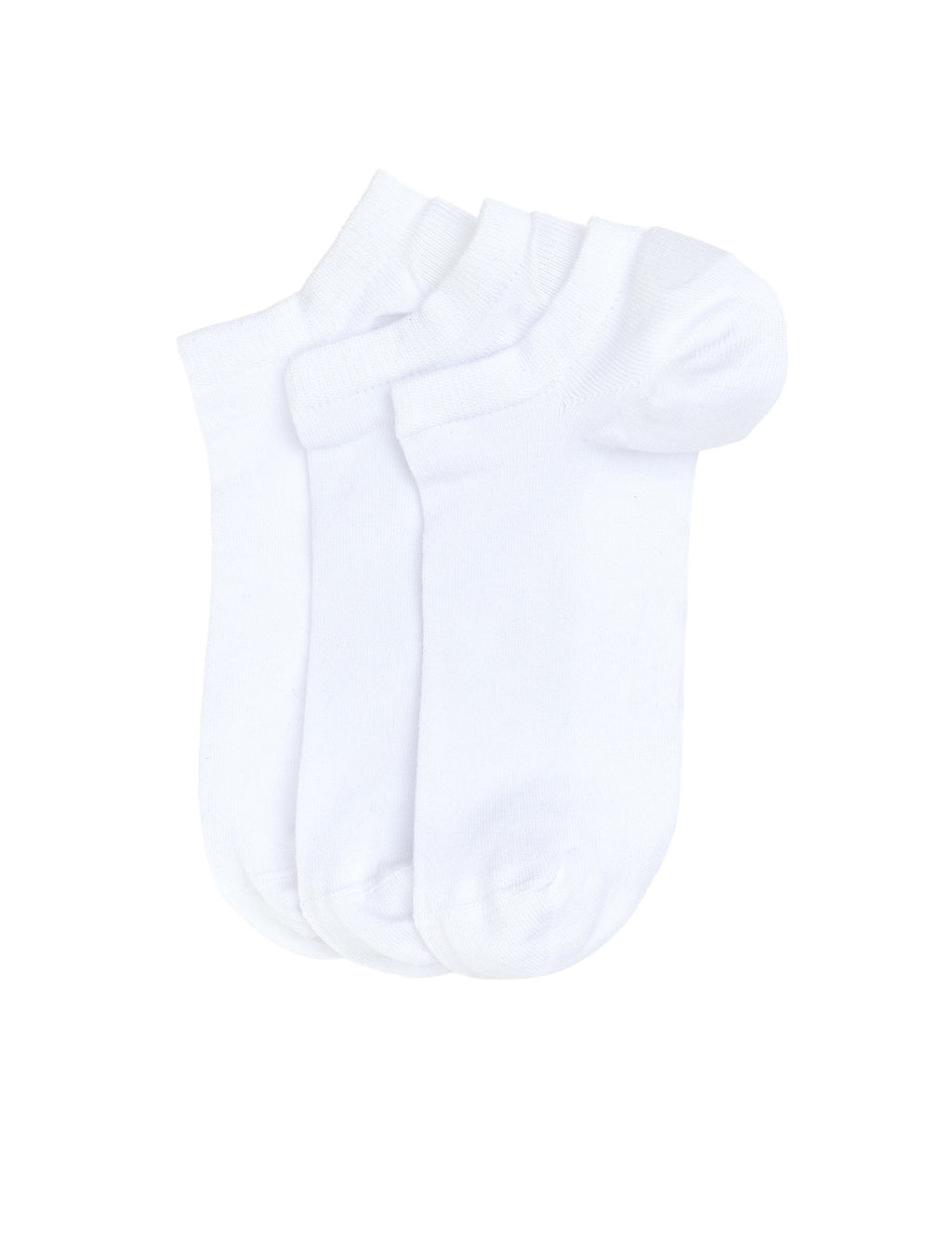 Erkek Bambu Kar___ml_ 3l_ Paket Beyaz Patik Basic _orap