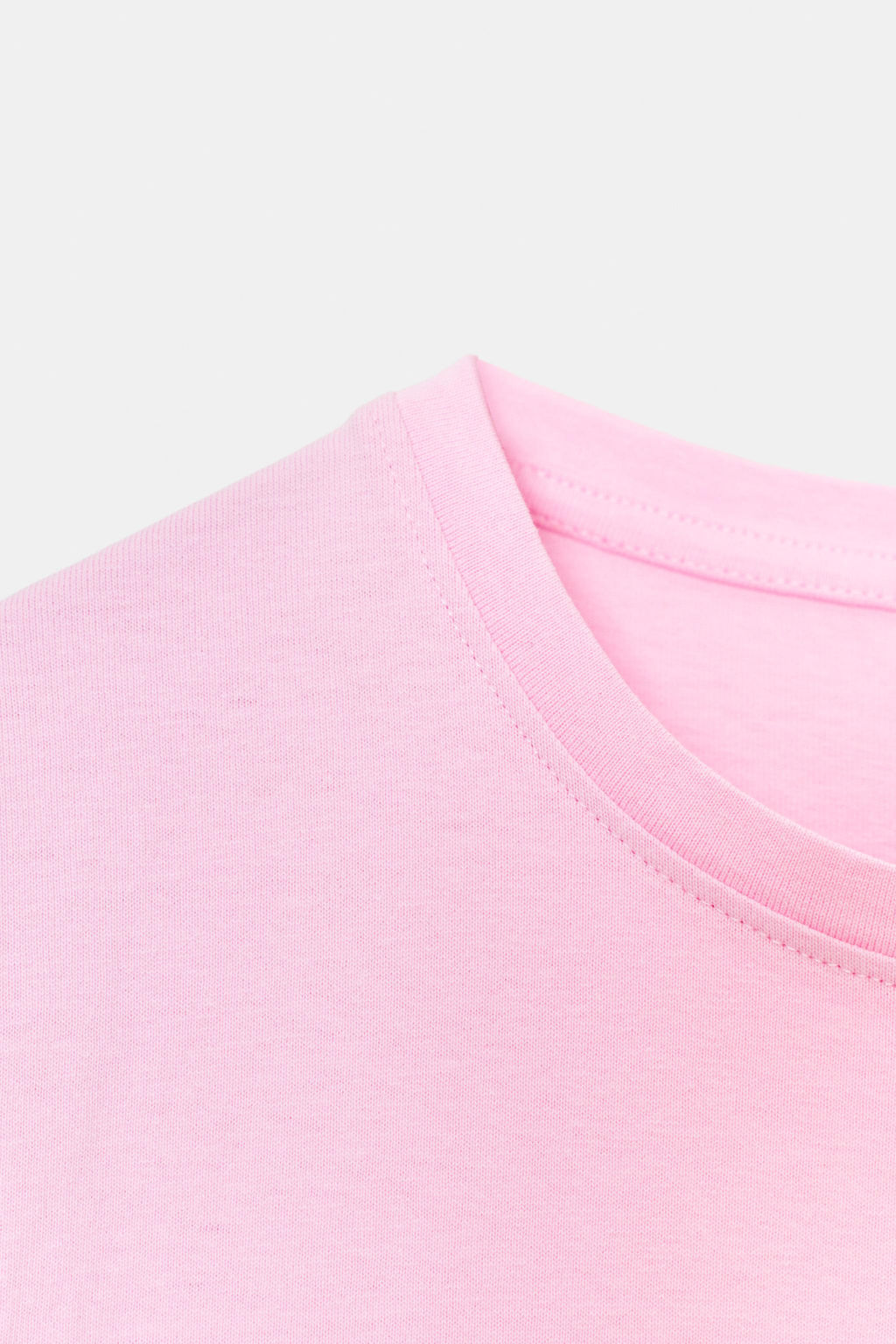 CAMISETA R?STICA ALGOD?N / Rosa - Zara фото 8