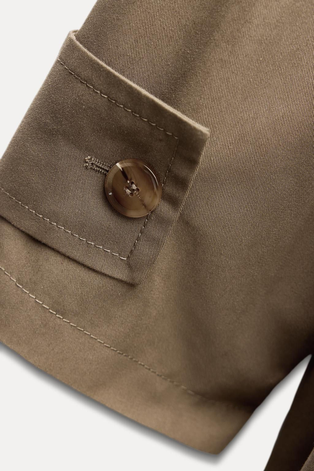 OVERSIZE LAYERED TRENCH COAT ZW COLLECTION - Zara фото 11