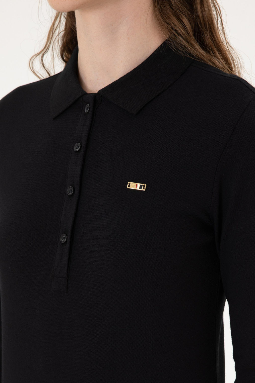 Kad_n Siyah Basic Sweatshirt Sepette S_rpriz _ndirim - U.s. polo assn фото 7