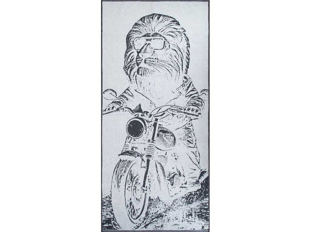 Полотенце махровое 6с102.411ж1 Моторалли(антрацит) 67х150см