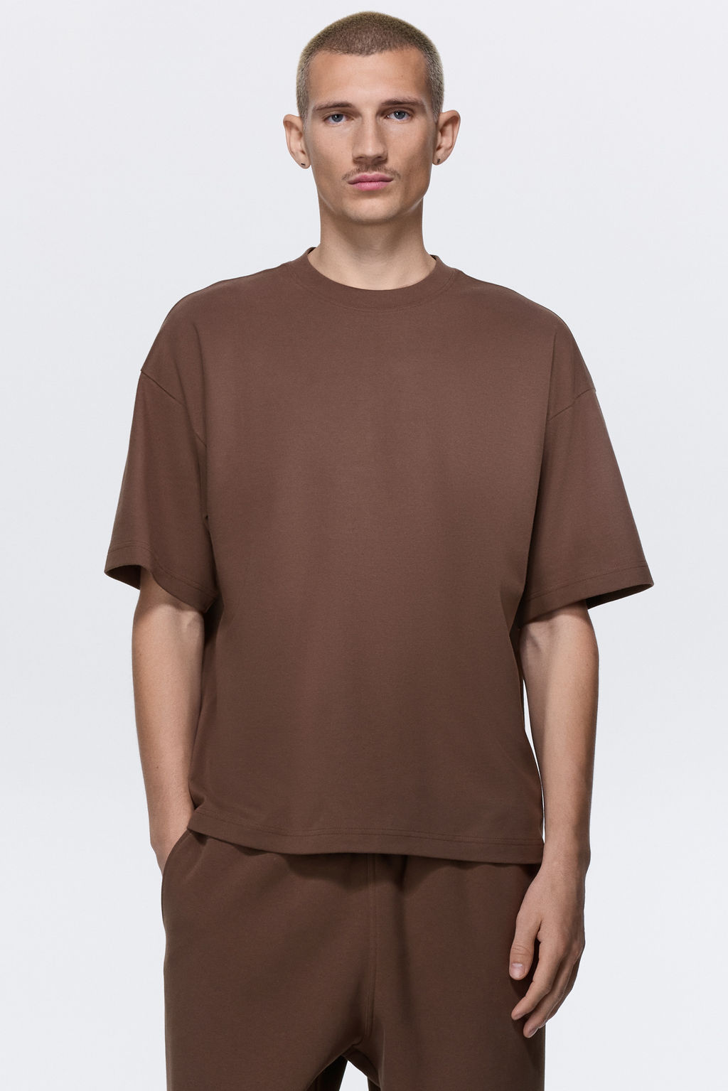 Camiseta interlock Oversized Fit - H&m фото 6