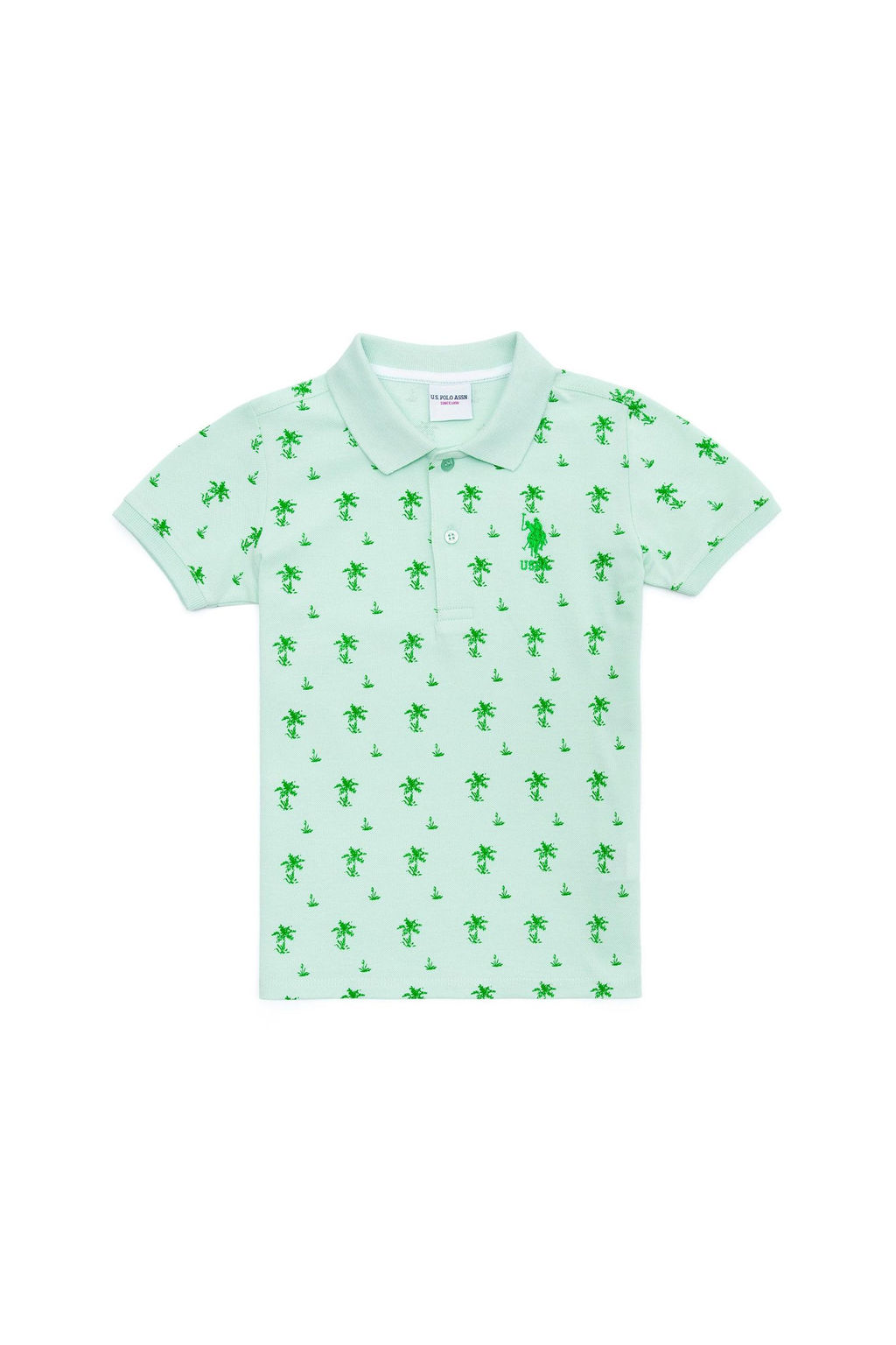 Зеленая футболка-поло для мальчиков Неожиданная скидка в корзине - U.s. polo assn фото 3
