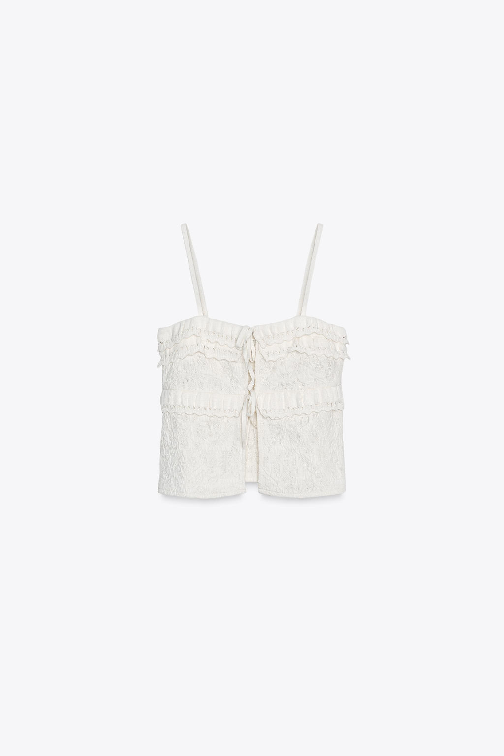 JACQUARD KNIT TOP - Zara фото 4
