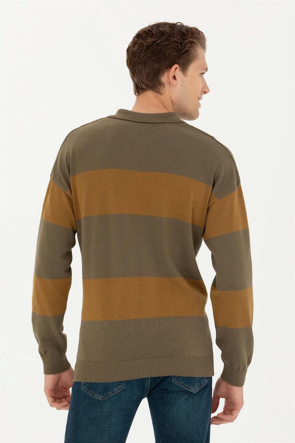 Мужской свитер цвета хаки - U.s. polo assn фото 12