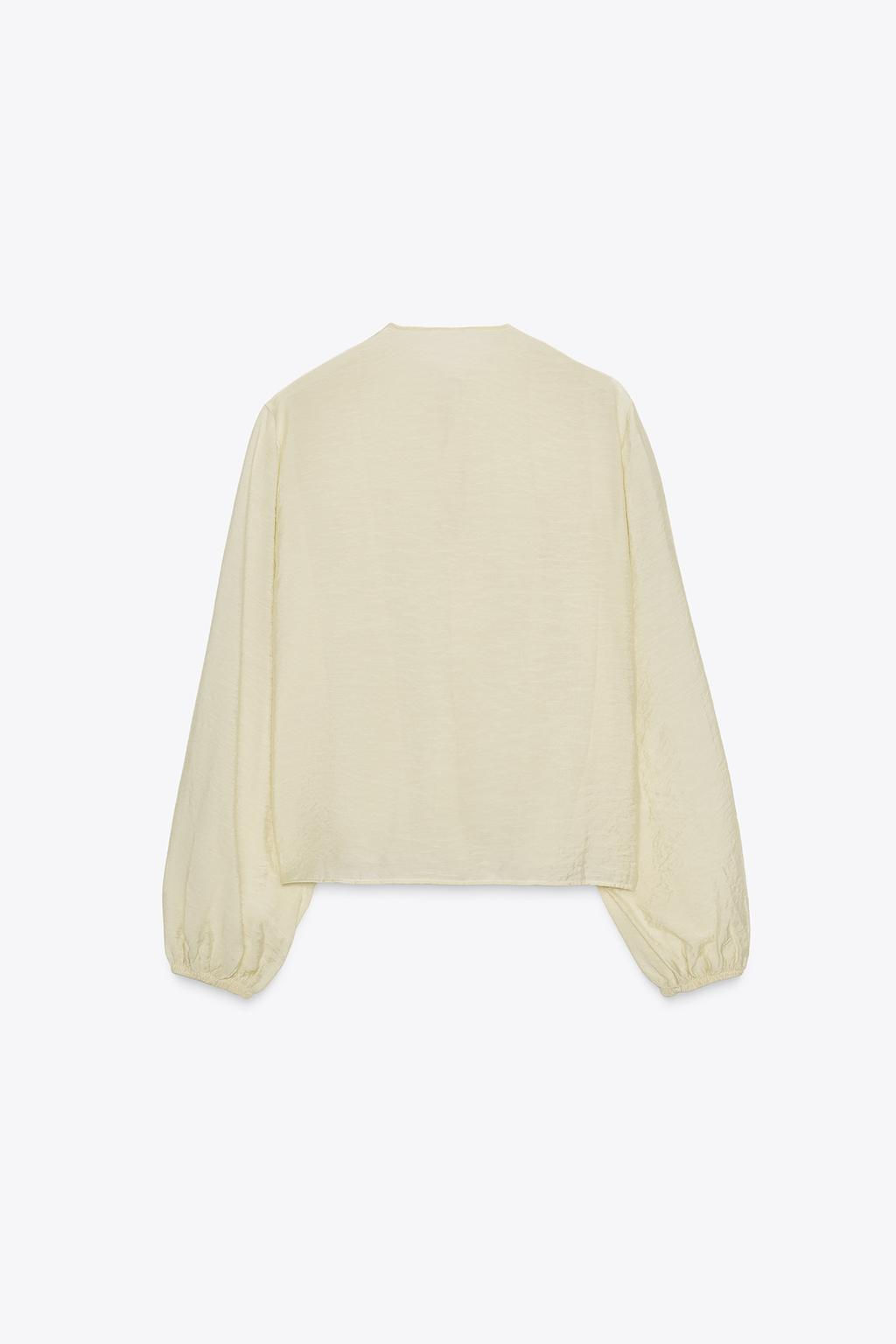 ROMANTIC RUFFLED BLOUSE - Zara фото 11