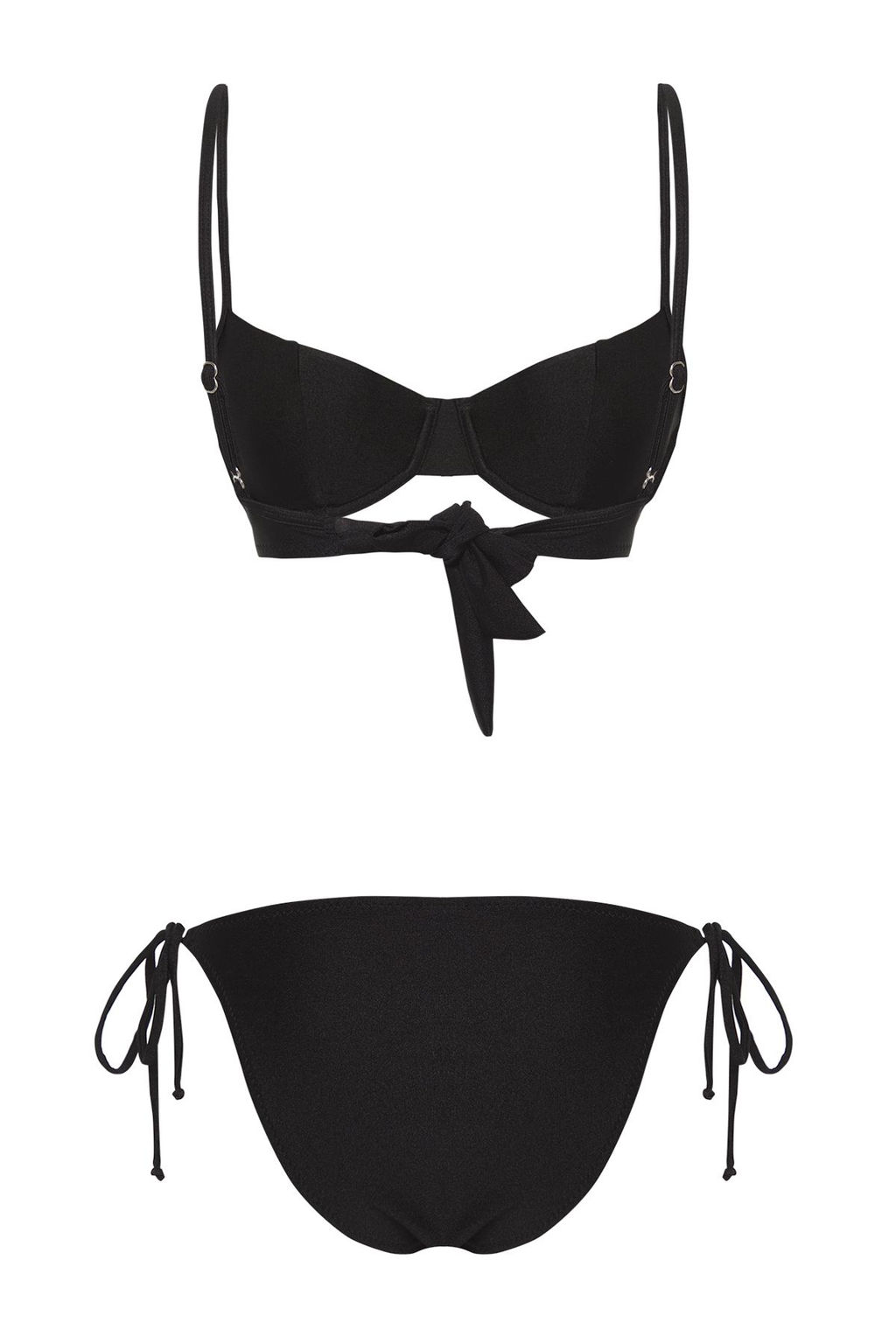 TRENDYOLMILLA Siyah Balconette Regular Bikini Tak?m? TBESS25BT00083  фото 10