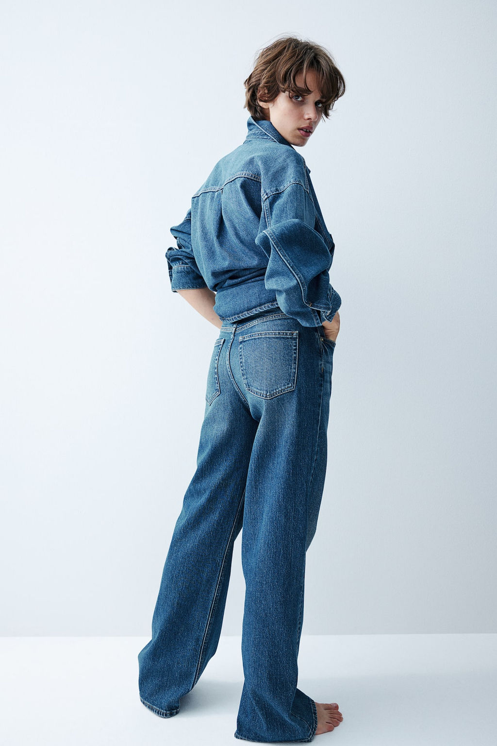 Wide High Jeans - H&m фото 4