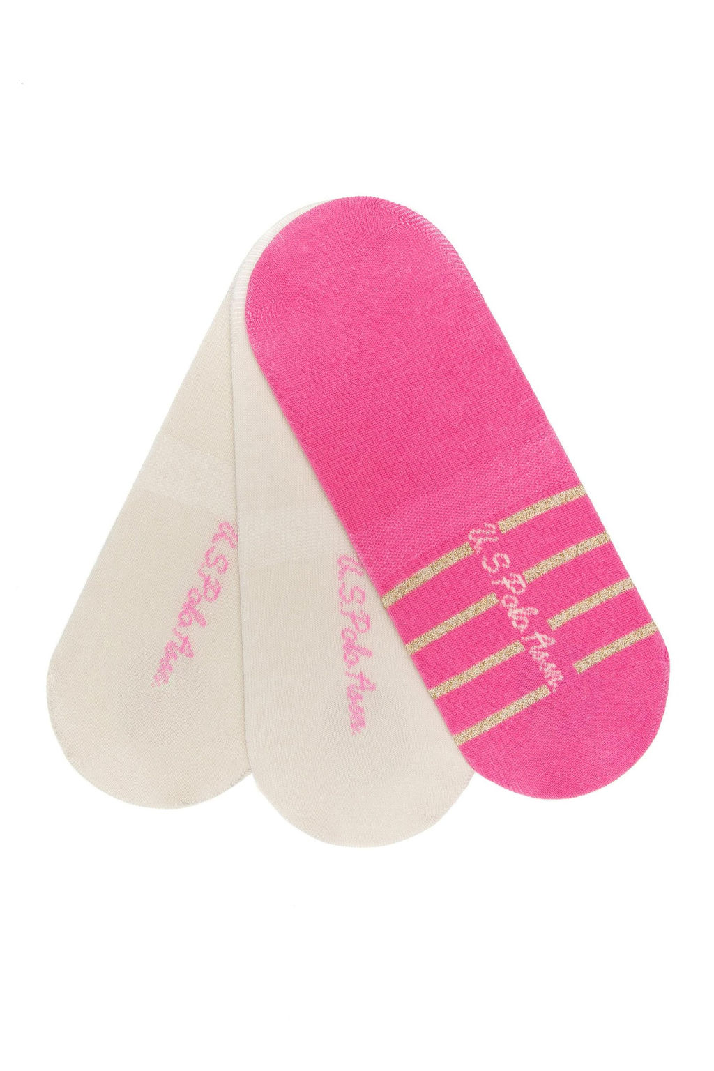 Женские носки-балерины из трех предметов Неожиданная скидка в корзине - U.s. polo assn фото 3