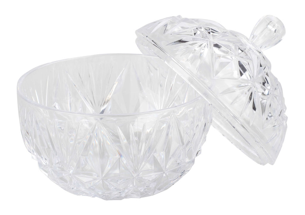 Цена за 2 шт. Сахарница "Шарм" 0,35л (с крышкой) М7333 прозрачная