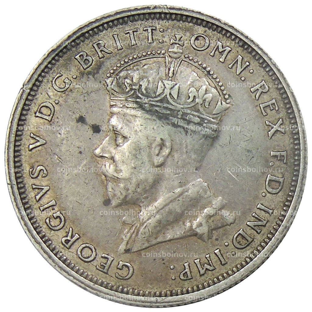 Монета 1 флорин 1927 года Австралия Открытие здания парламента в Канберре