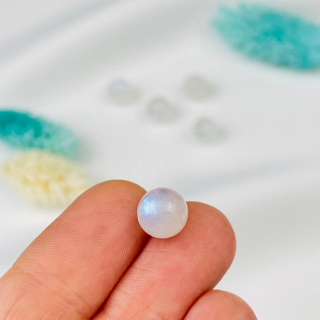 Бусины для украшений из Лунного камня (5 шт)