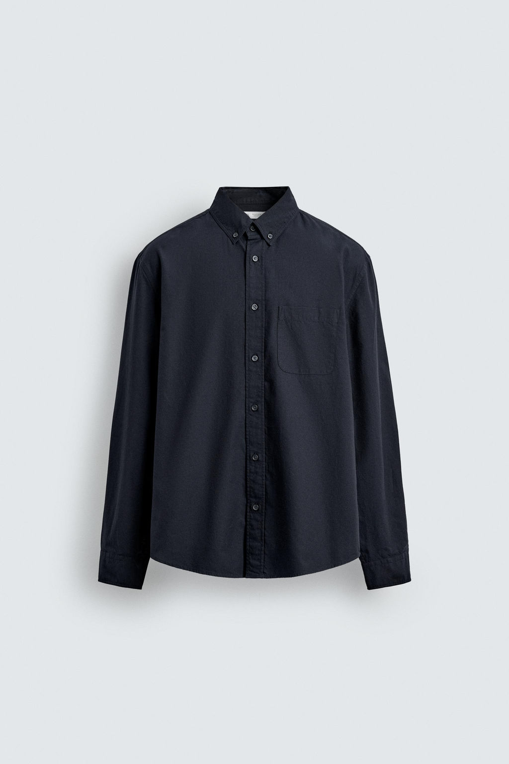 CAMISA ALGOD?N SOFT / Marino - Zara фото 6