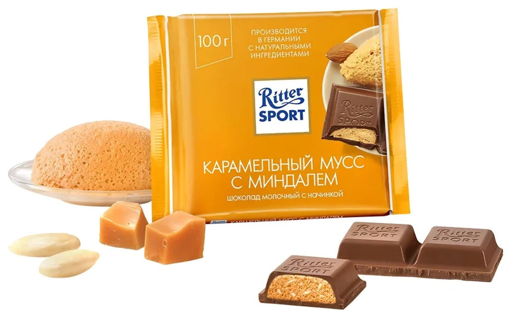 Карамельный мусс 100гр/Риттер Спорт/RU2116/ (шт) - Ritter sport фото 2