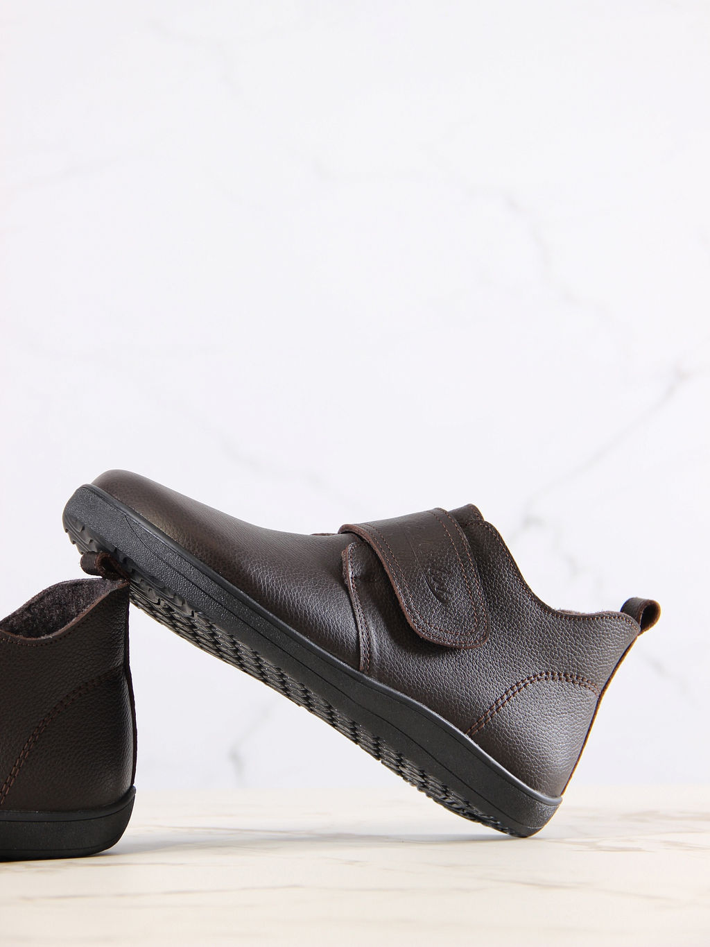 Босоногие ботинки 209.NATAbl.Темно-коричневый оттима/мех