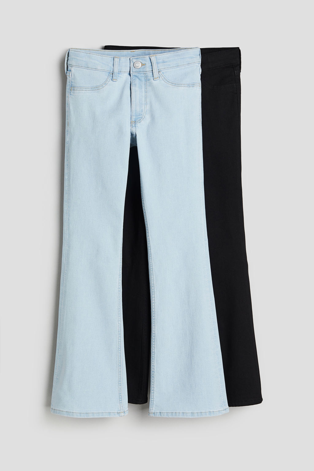 Pack de 2 vaqueros Flared Leg Low - H&m фото 3