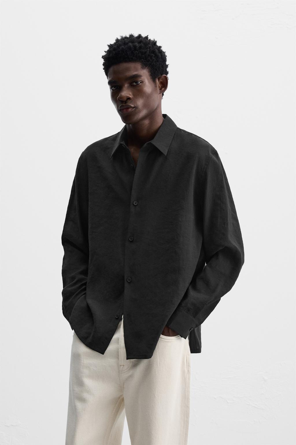SHIRT WITH SIDE BUTTONS - Zara фото 3