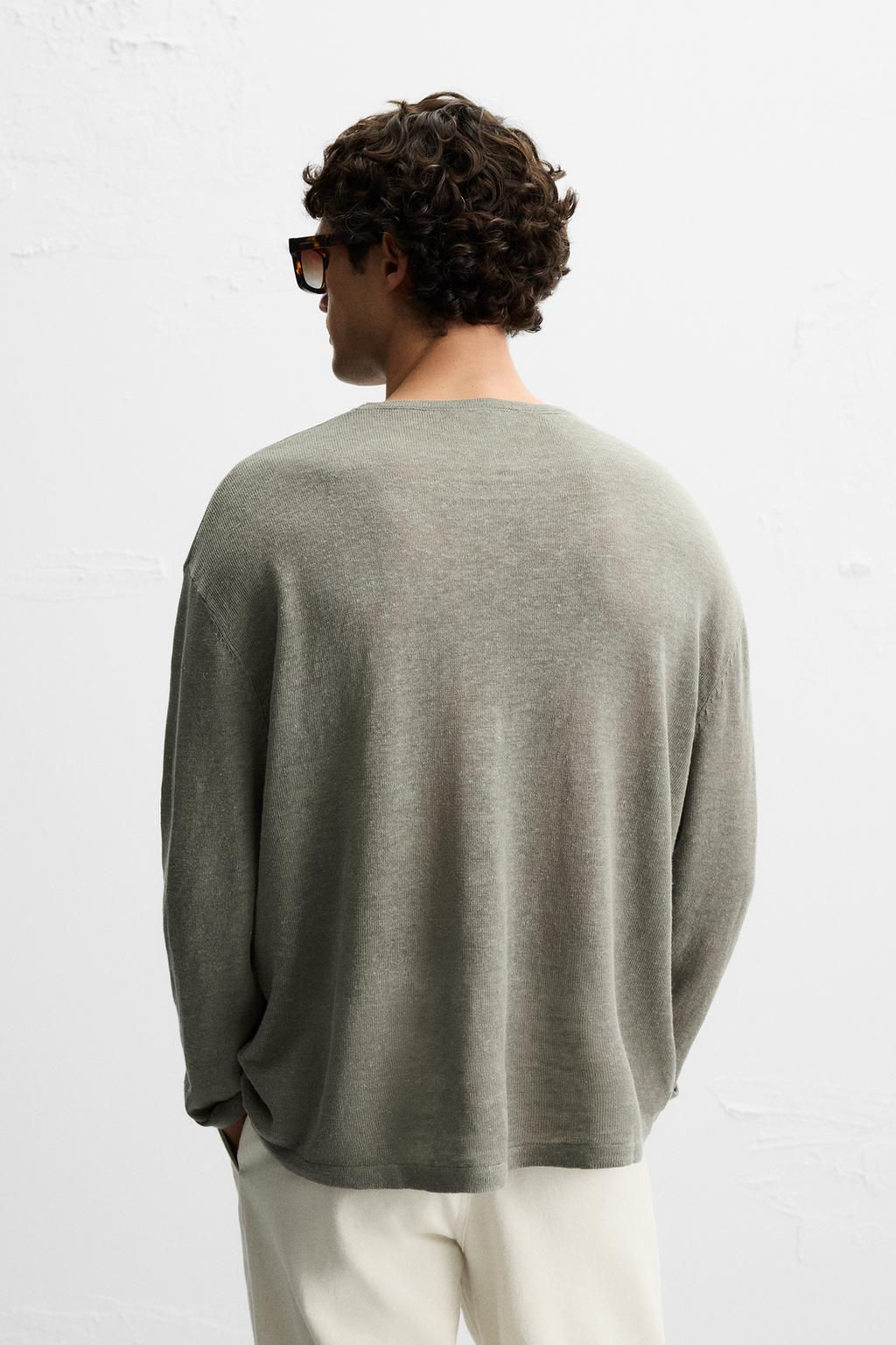 100% LINEN SWEATER - Zara фото 11