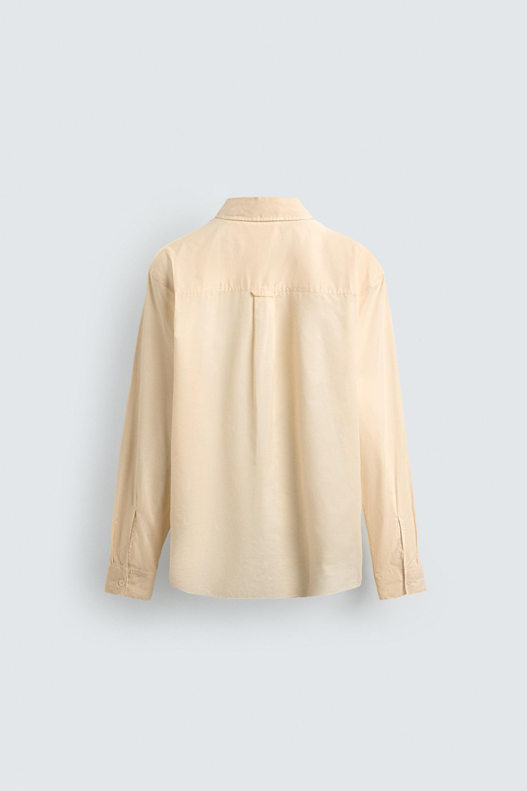 CAMISA SEMITRANSPARENTE RELAXED FIT / Crudo - Zara фото 8