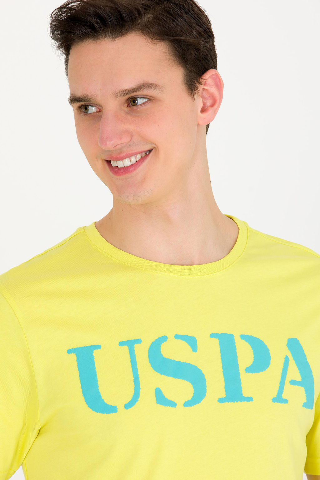 U. S. Polo Assn Мужская футболка Citron Basic с круглым вырезом - U.s. polo assn фото 2