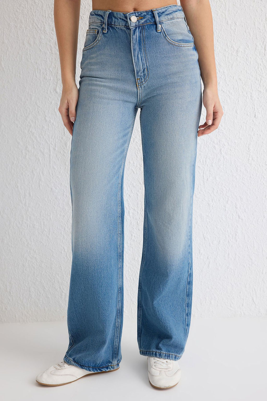 Mavi More Sustainable Yuksek Bel Wide Leg Jeans TWOSS25JE00054 - Trendyolmilla фото 3