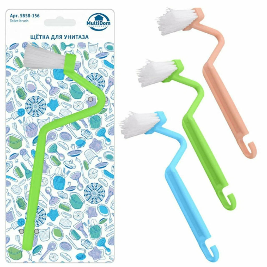 Щетка для унитаза 2цв. NEW 21 см., 58.156 /МультиДом/  фото 6