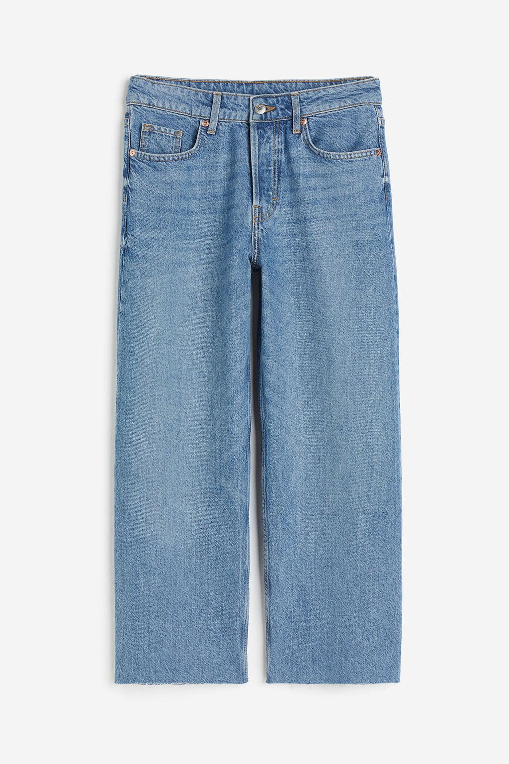 Baggy Wide Low Ankle Jeans - H&m фото 5