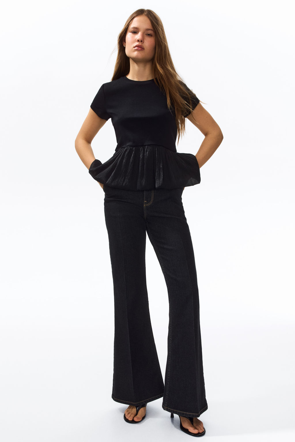Bootcut High Waist Jeans - H&m фото 3