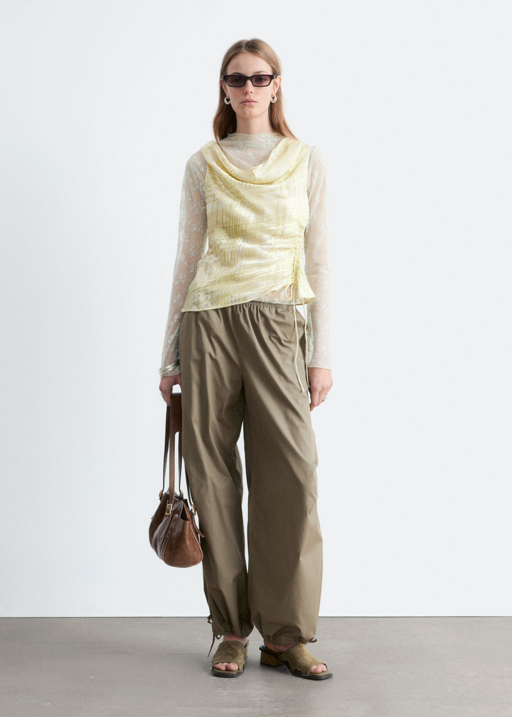 Pantalones parachute - H&m фото 3