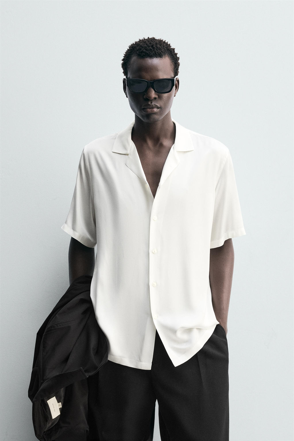 REGULAR FIT SATIN SHIRT - Zara фото 2