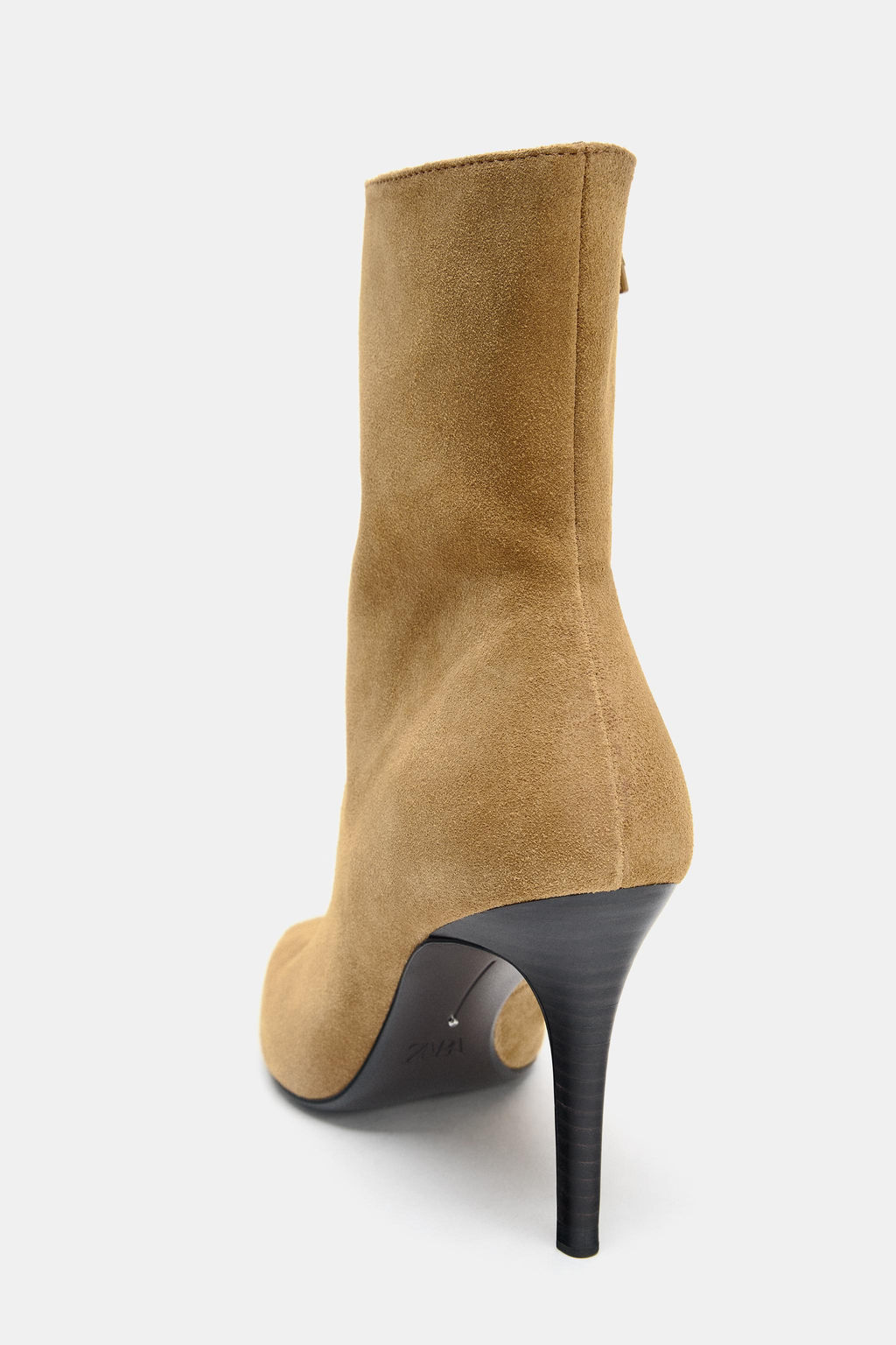 SPLIT SUEDE STILETTO HEEL ANKLE BOOTS - Zara фото 11