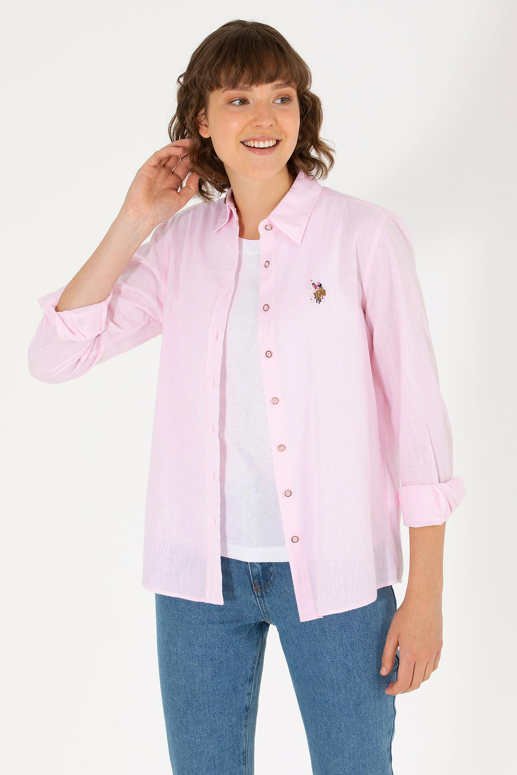 Женская рубашка Magnolia Uzunkol Basic - U.s. polo assn фото 18