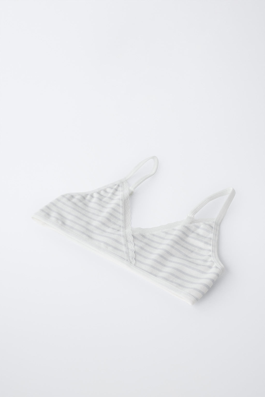 9-14 A?OS/ PACK TRES TOPS RAYAS / Azul / Blanco - Zara фото 2