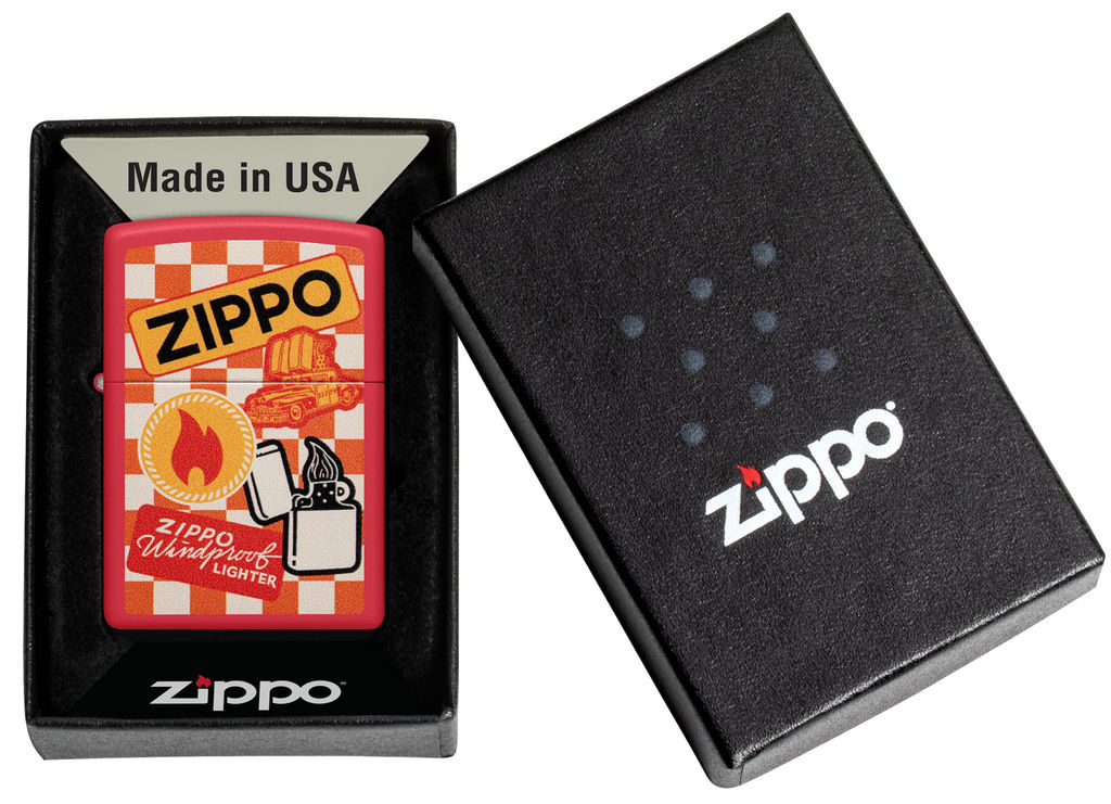 Зажигалка ZIPPO Ретро | Retro Design 48998  фото 6