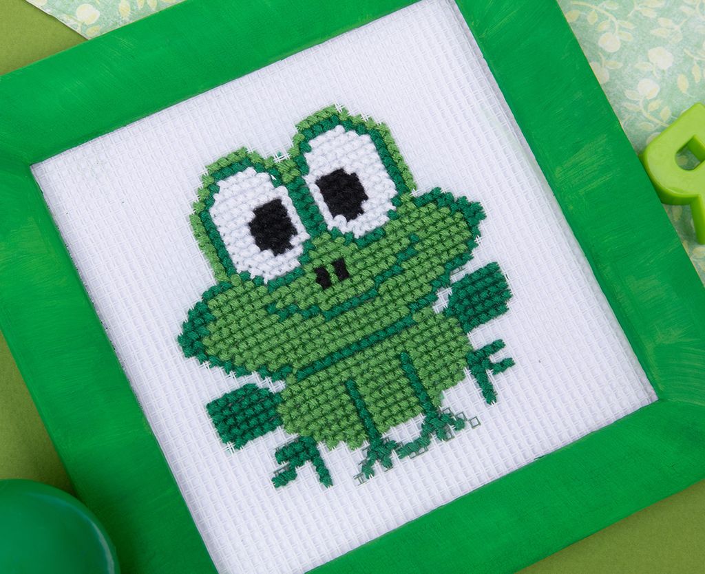 Klart набор для детского творчества 8-478 Детские истории. Лягушка 12 х 12 см  фото 10