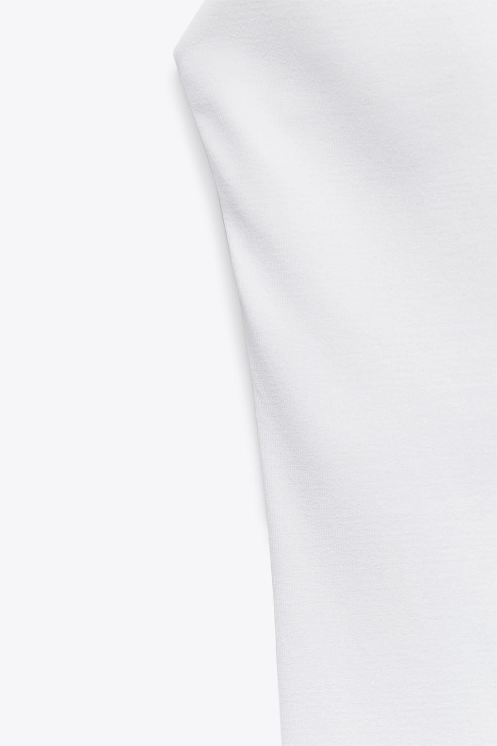 POLYAMIDE TOP WITH WIDE STRAPS - Zara фото 17