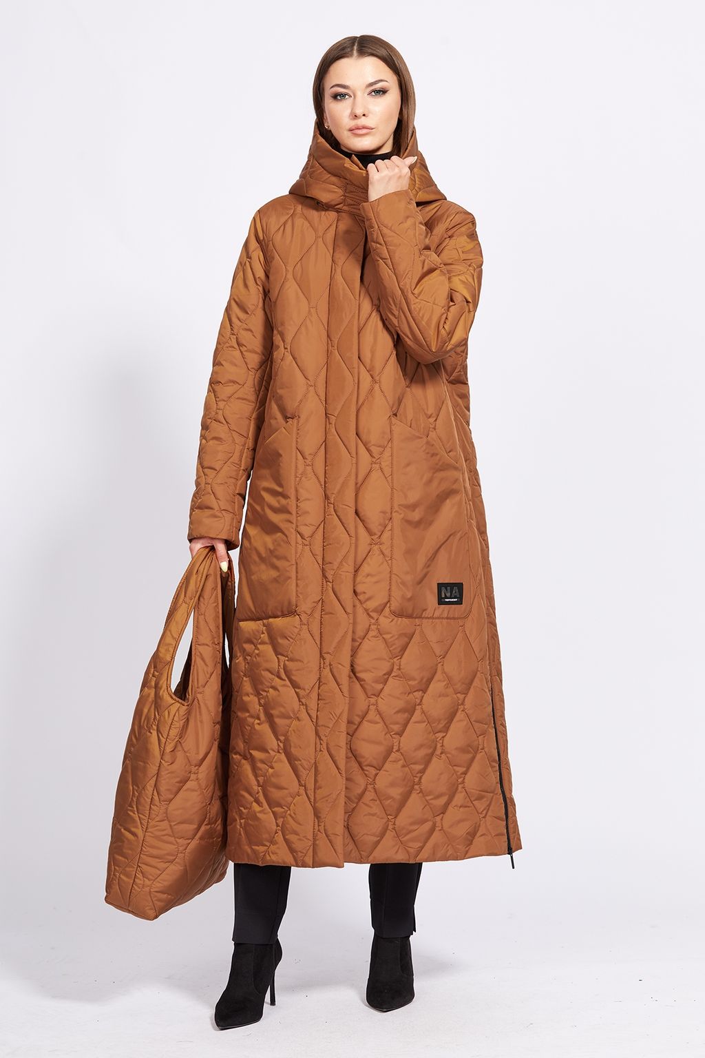 Пальто 2247 корица - Eola фото 4