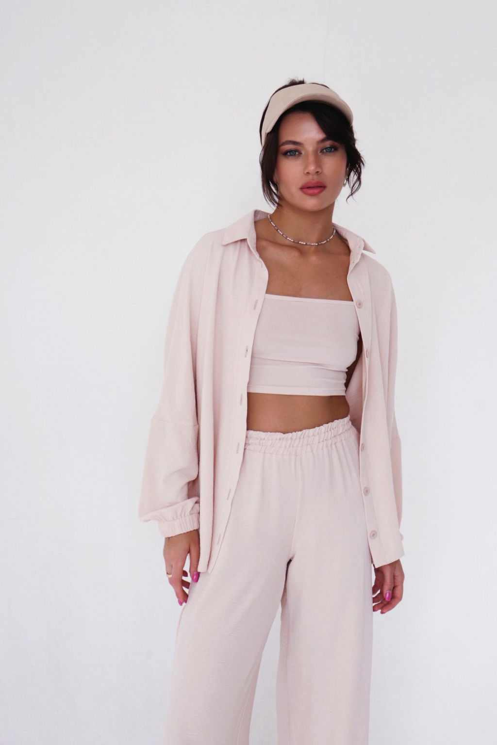 9608 Костюм в пижамном стиле айвори - Martichelli фото 2