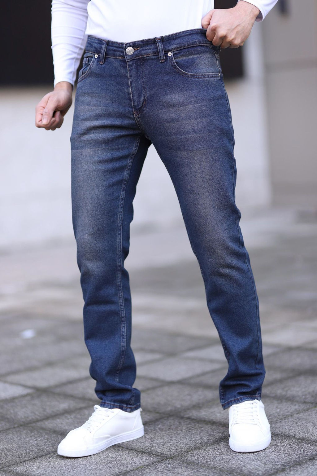 TRENDYOL MAN Siyah Regular Esnek Kumas Jeans Kot Pantolon TMNSS25JE00001 - Trendyolmilla фото 17