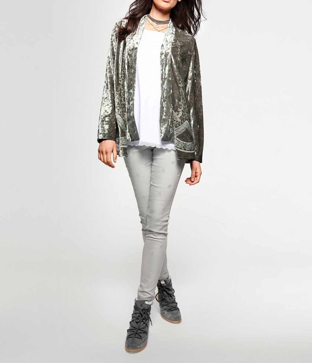 Блейзер, серебристый - Linea tesini фото 3