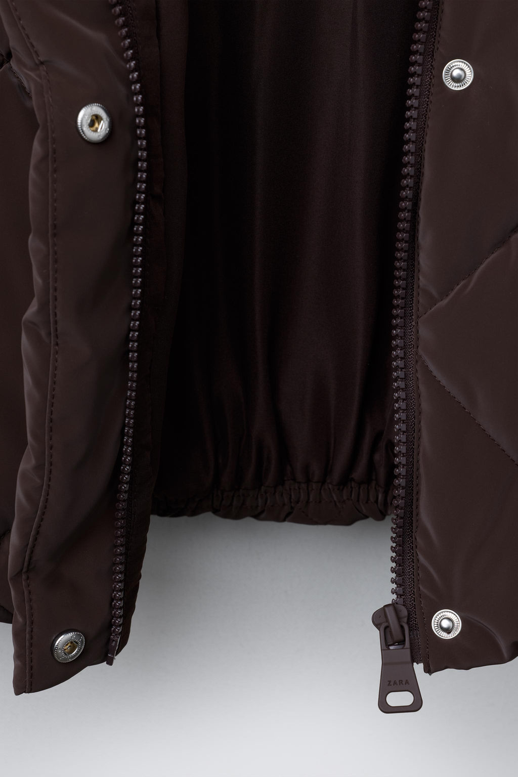 RUBBERISED PUFFER JACKET - Zara фото 8